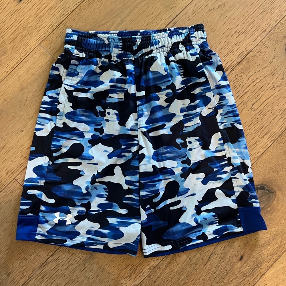 Under Armour Velocity Printed Shorts - Blue Camo